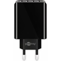 Goobay Chargeur USB A 4 ports (30 W, Charge rapide)