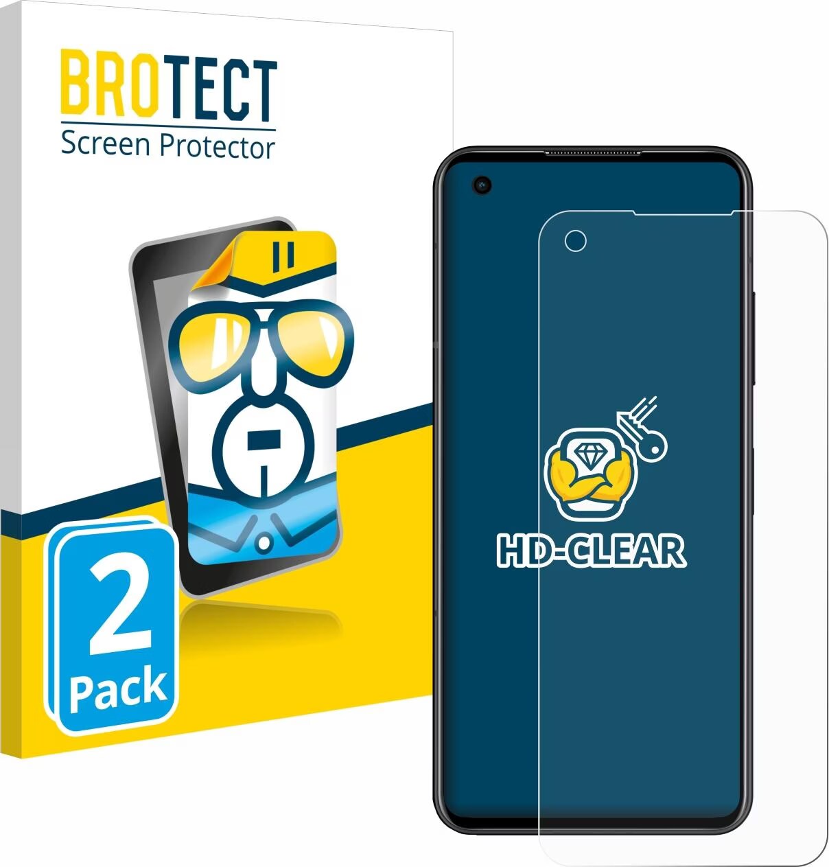 Protection écran BROTECT 2 Pièces Pour ASUS BR1100FKA - Film Ultra Clair Anti-rayures Et Traces